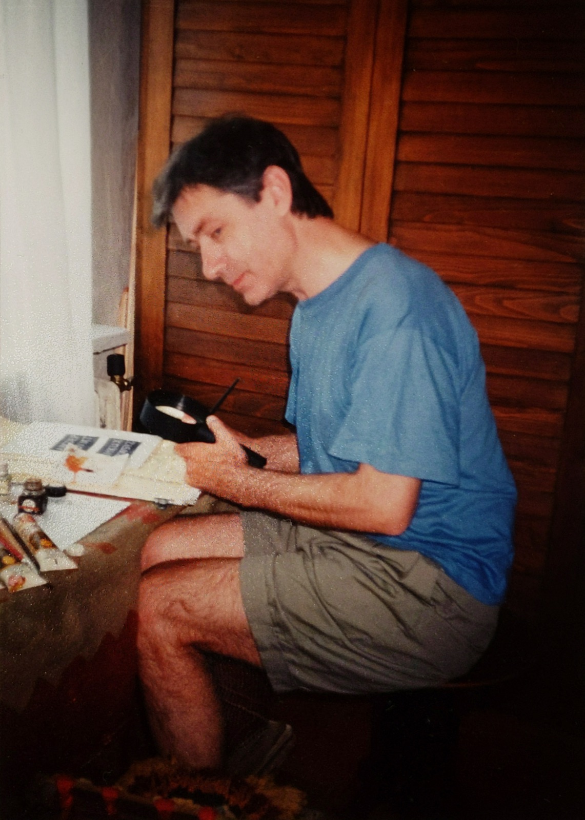 Andrzej Głuszyński, portrait, c. 1990